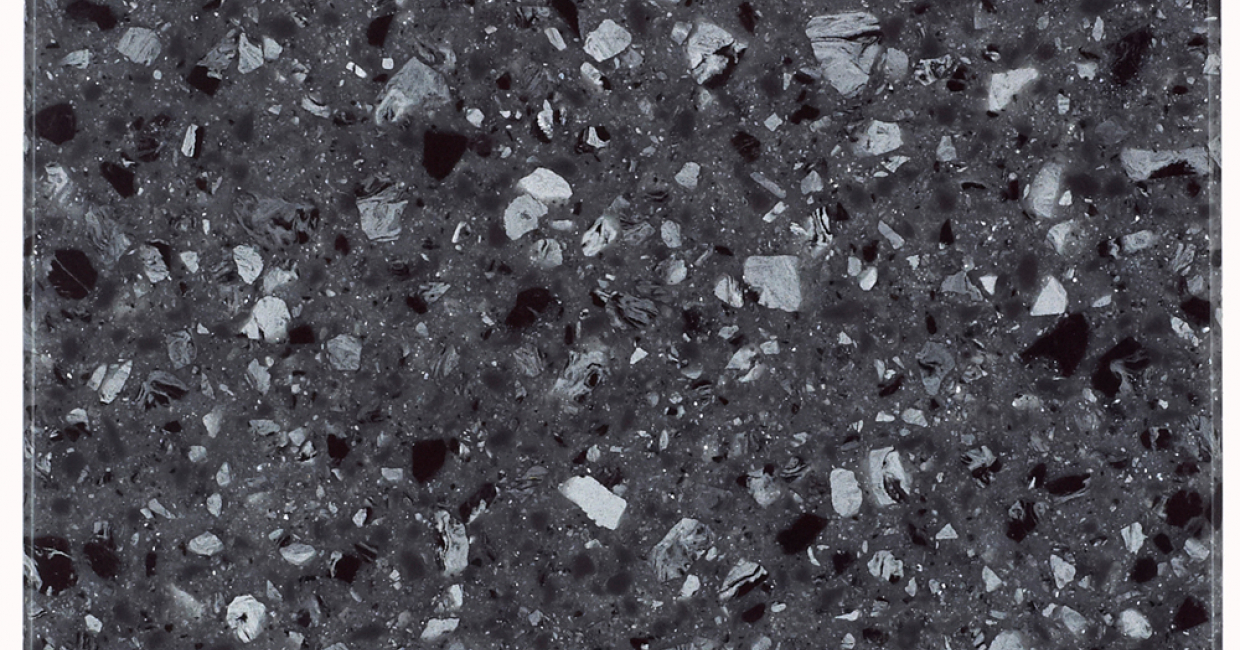 Zircona, one of the latest additions to the Mitsral range of 25mm solid surfacing from Karonia