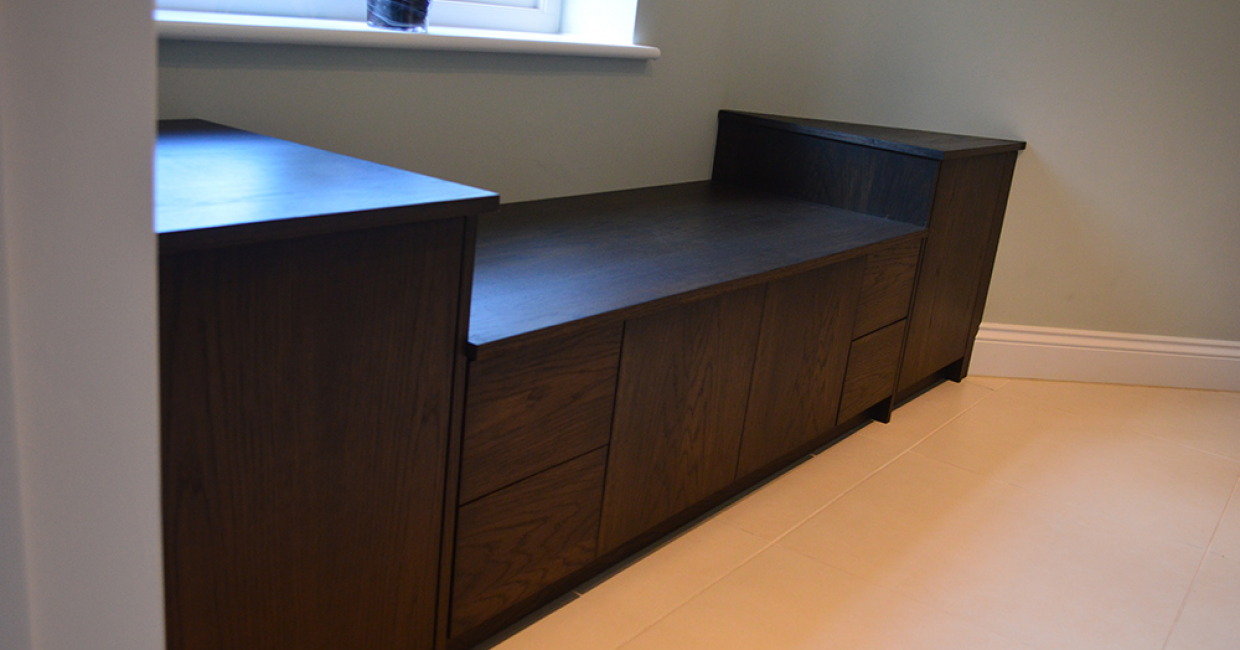 Eco-friendly finishes from Osmo UK have been used to create a newly-made kitchen cabinet