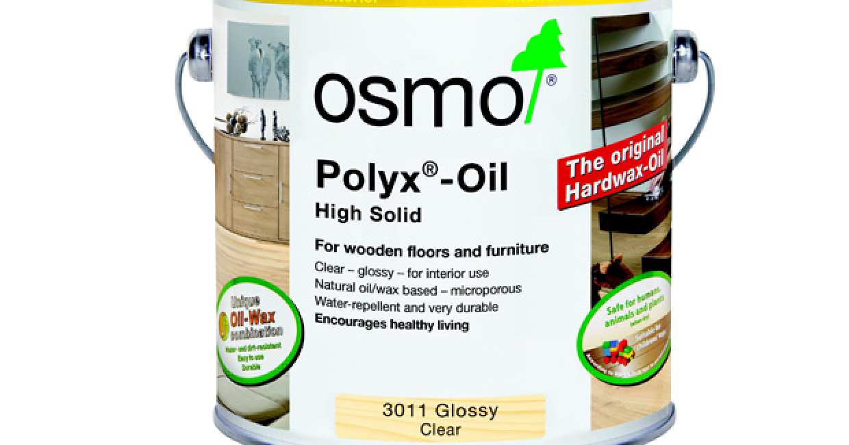 Polyx-Oil Clear Glossy which provides a gloss finish