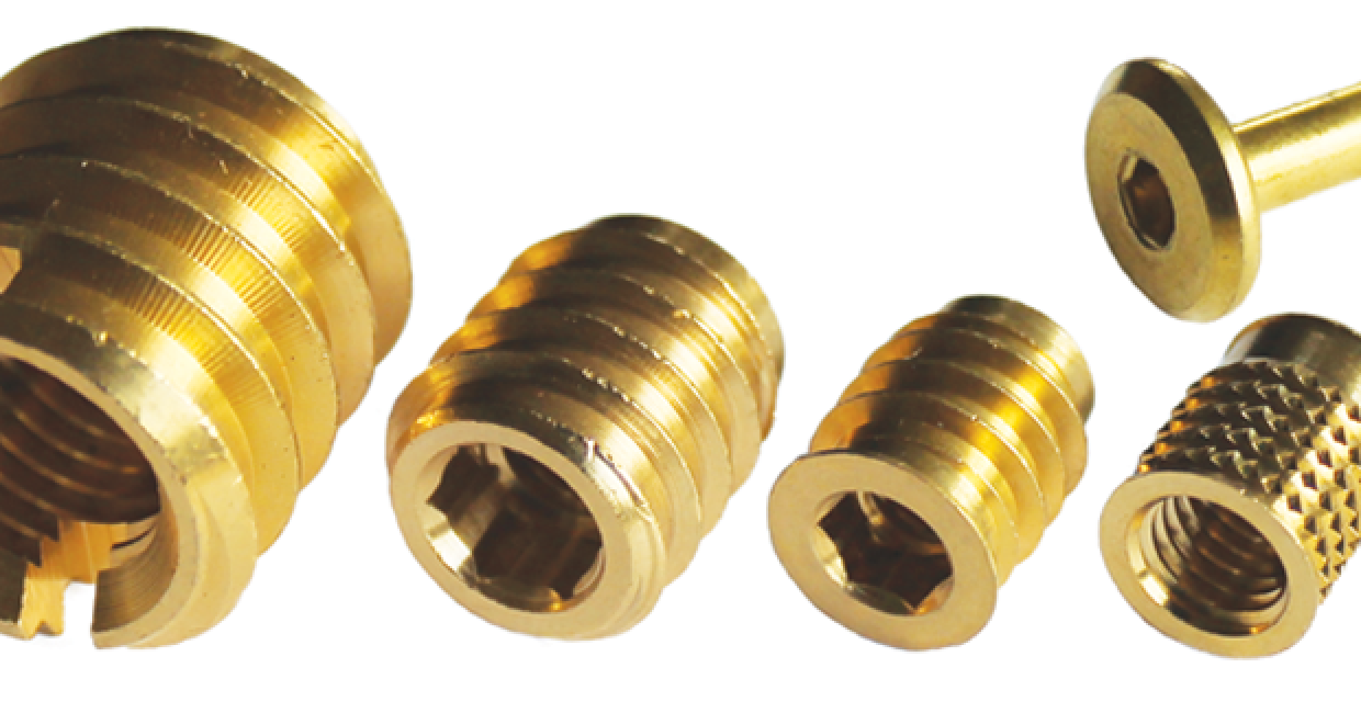 Brass inserts from The Insert Co Ltd