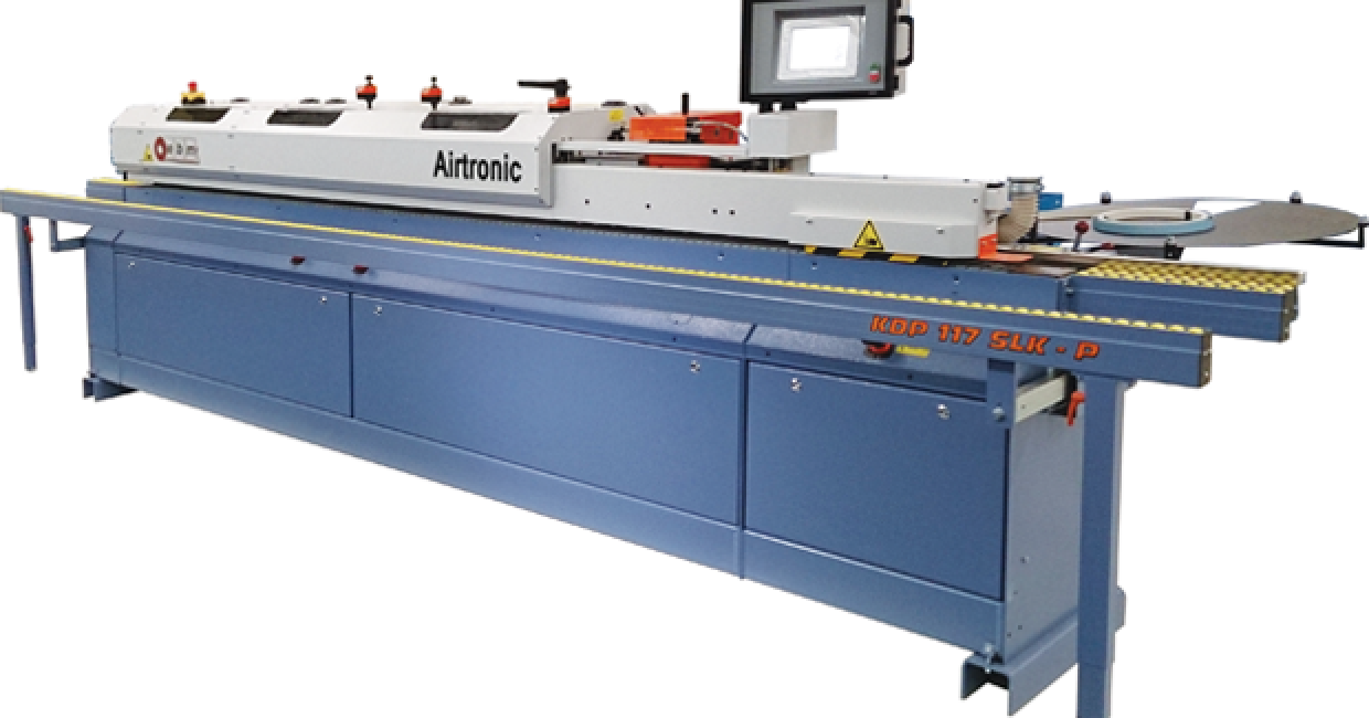 EBM’s new KDP 117 SLK-P Airtronic edgebander has been designed exclusively for Ney