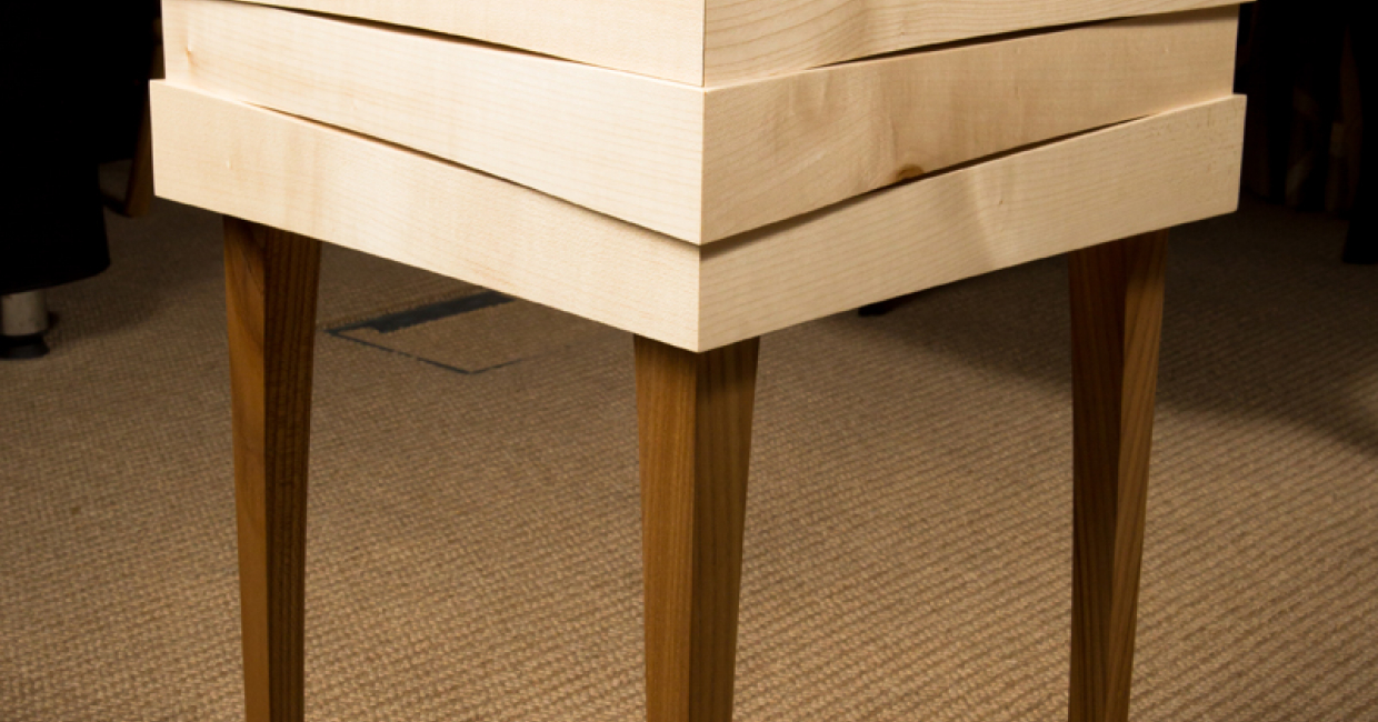Reveal bedside table by Sam Bolt