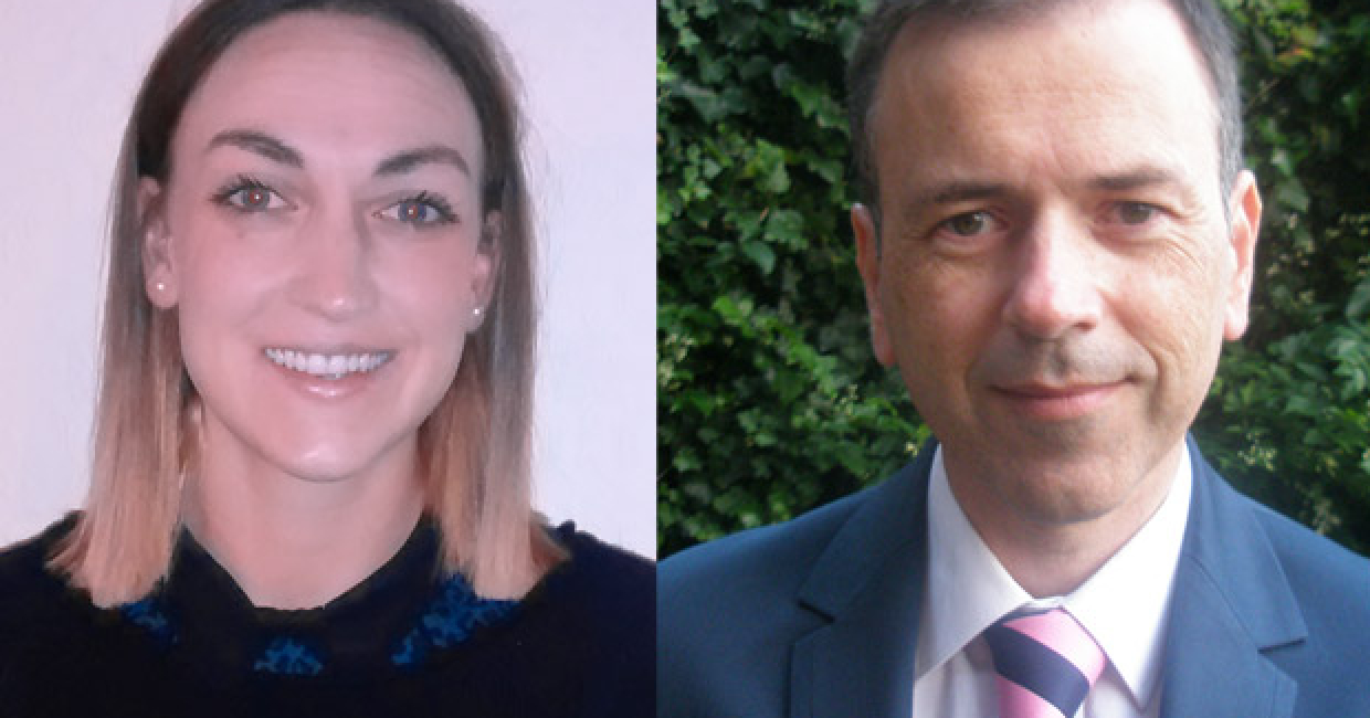 Finsa UK appointments: marketing manager Andrea Bainbridge and sales director Eduardo Capel