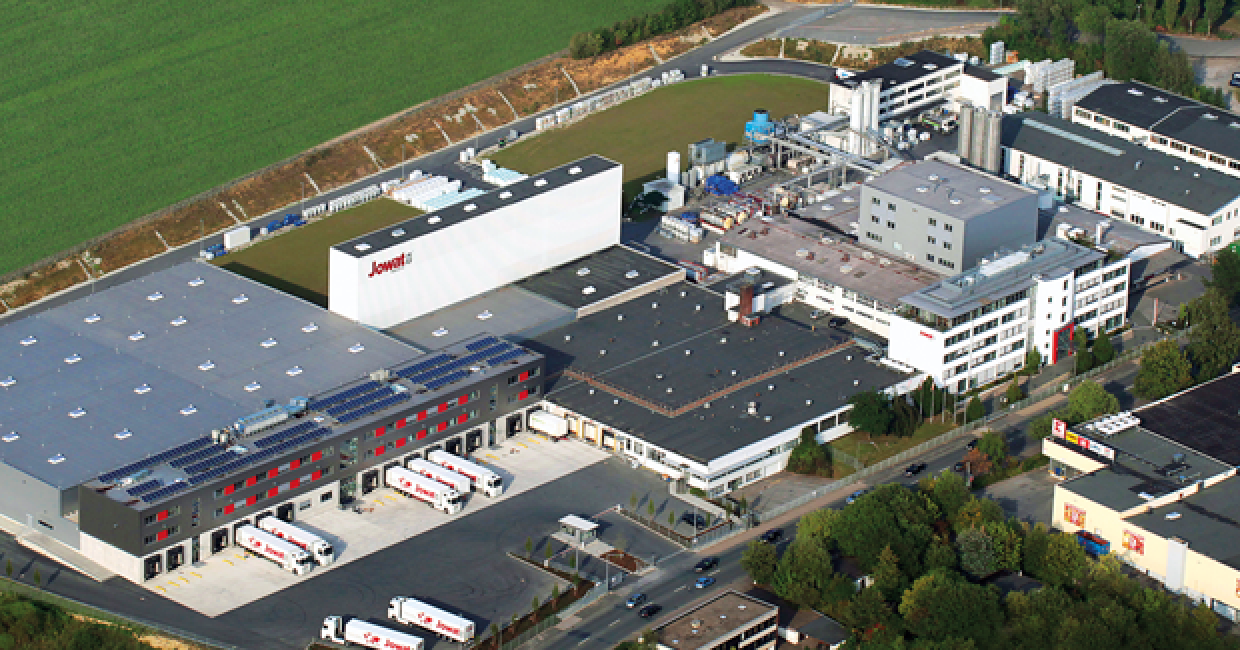 Headquarter and manufacturing facilities of Jowat SE in Detmold