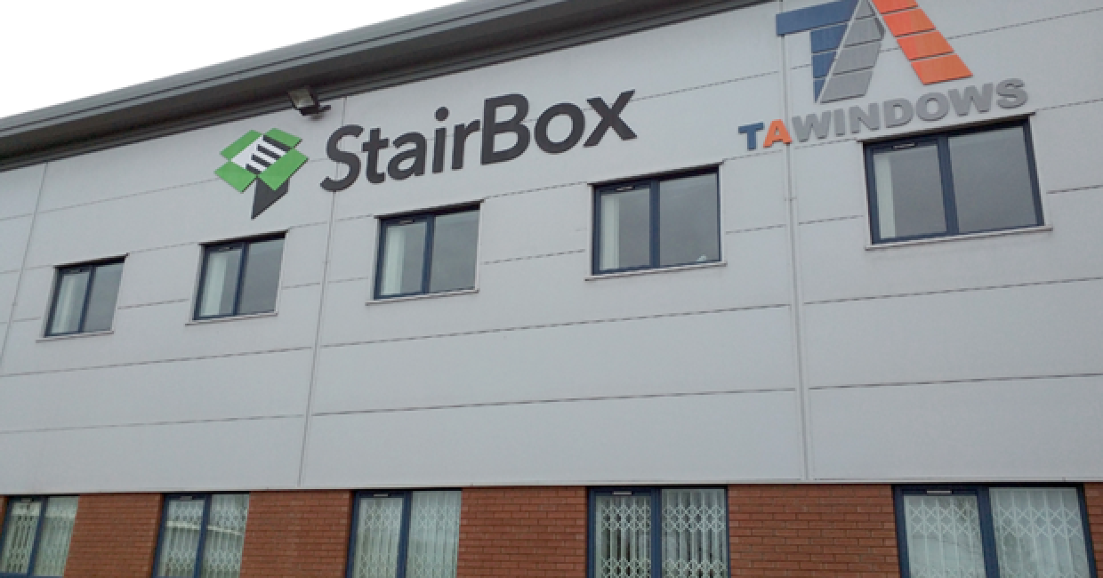 StairBox's new premises in Gordon Banks Drive near Stoke's Britannia Stadium
