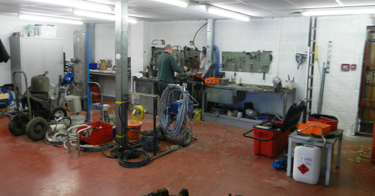 A fully-equipped workshop provides service, refurbishment and rebuild options