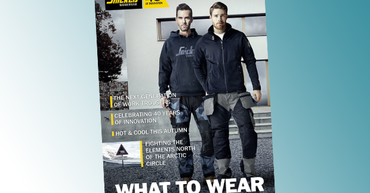 Snickers' new workwear catalogue is out now, in print or as a download