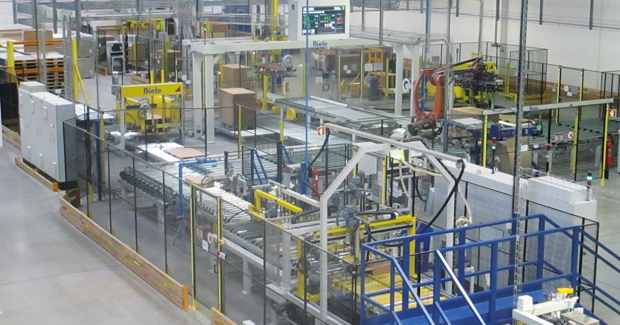 Biele's new fully-automated packing line