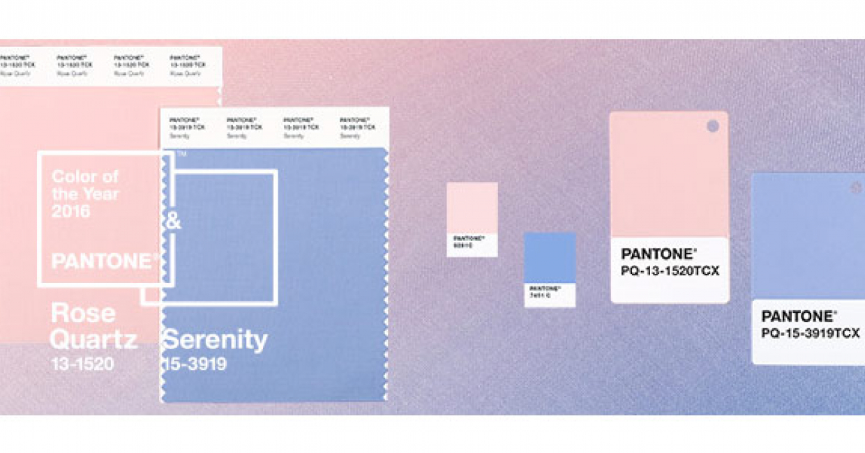 Pantone Colour(s) of the Year for 2016: Rose Quartz and Serenity