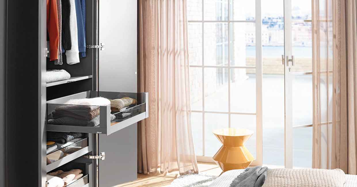 Blum’s SpaceTower allows every inch of space to be used