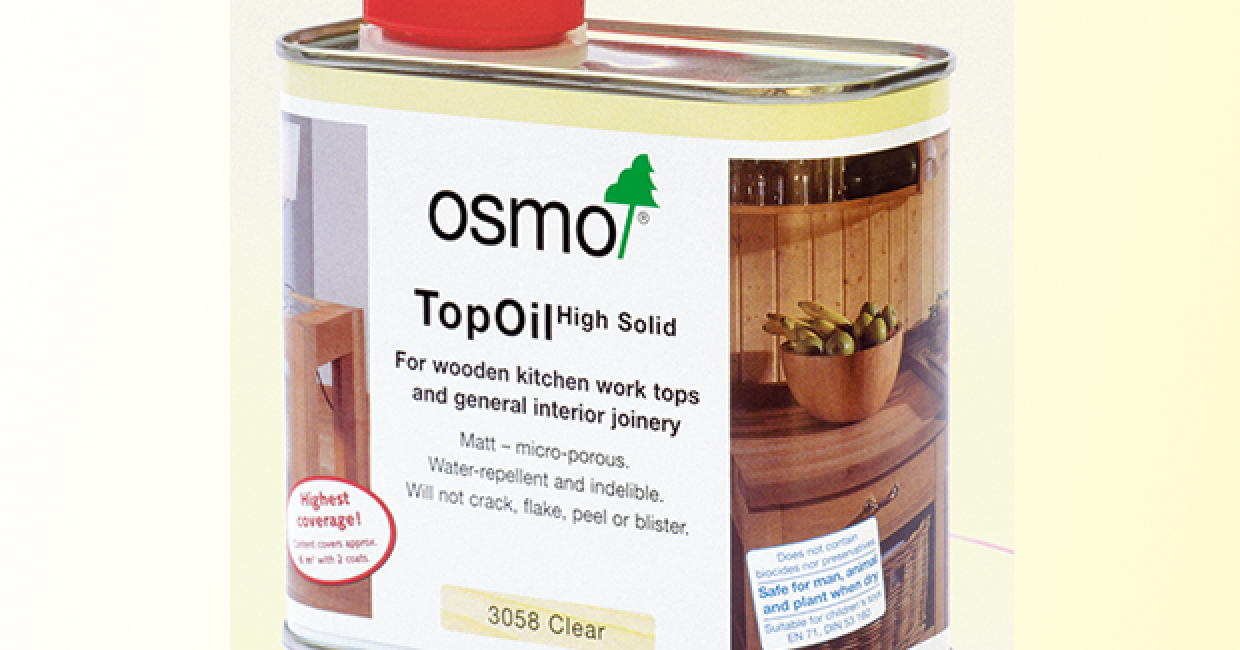 Oslo's Top Oil for worktops