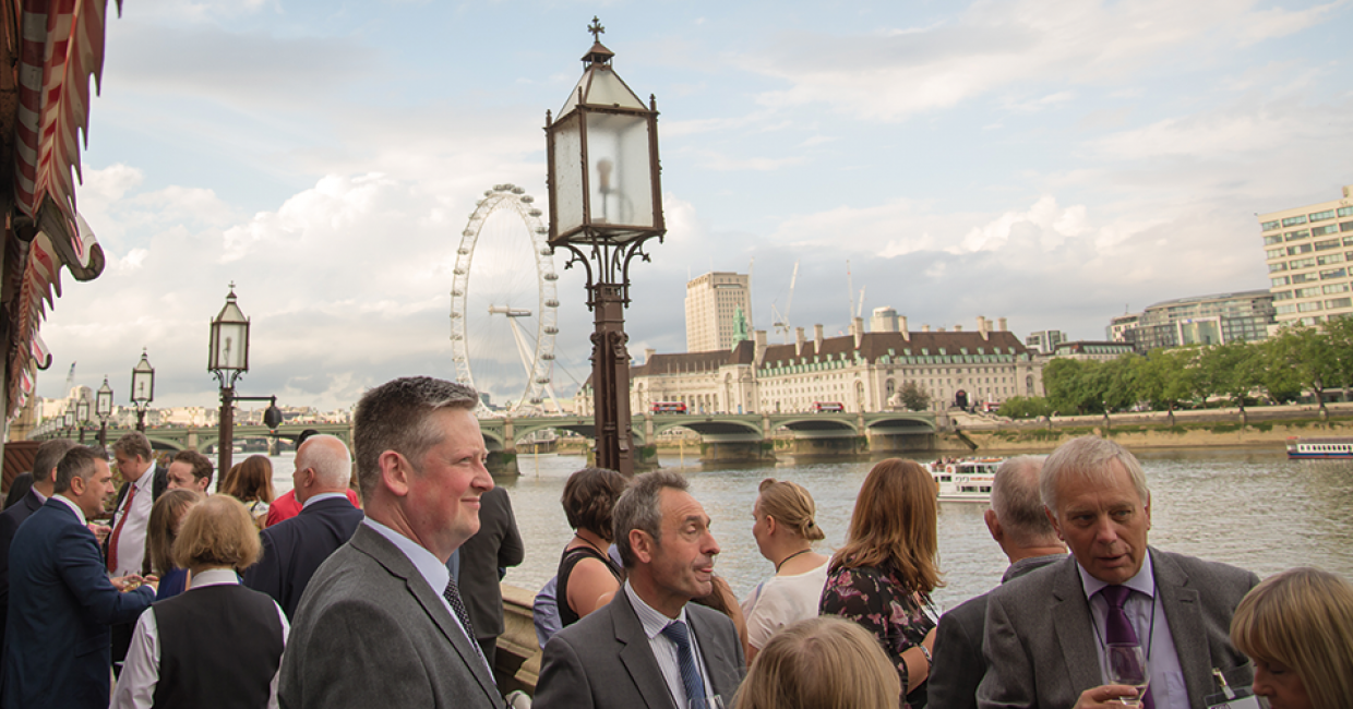 The FIRA 2016 reception on the terrace outside the House of Lords