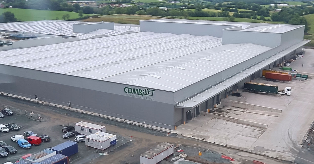 €40m has been invested in Combilift's new 46,000m² factory