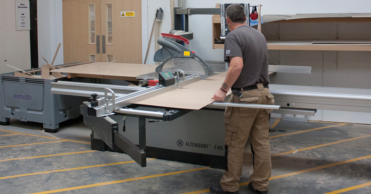 Exmedia increases production with Altendorf F45 panel saw