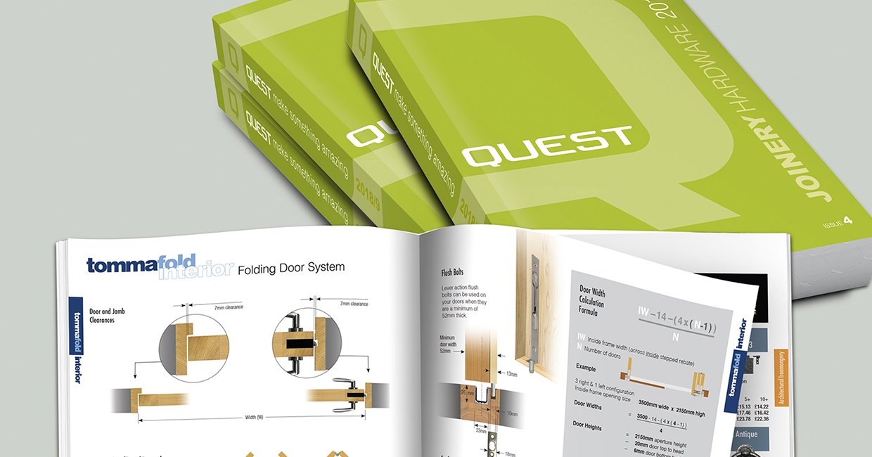 Quest launches new catalogue for the joinery sector 