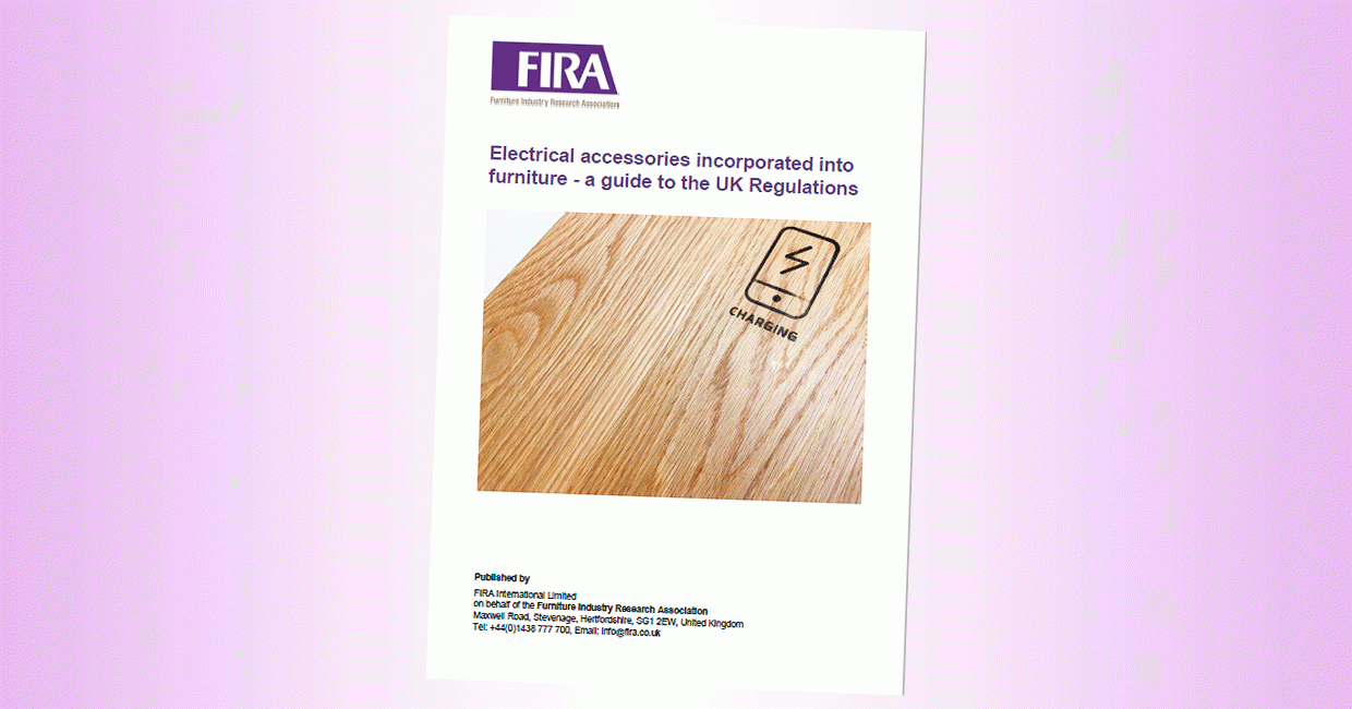 FIRA publishes guide to regulations for electrical accessories in furniture