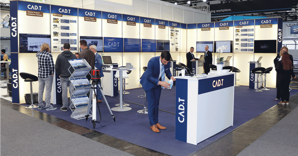 CAD+T’s stand at Ligna