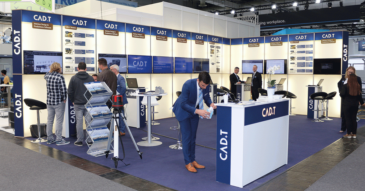 CAD+T’s stand at Ligna