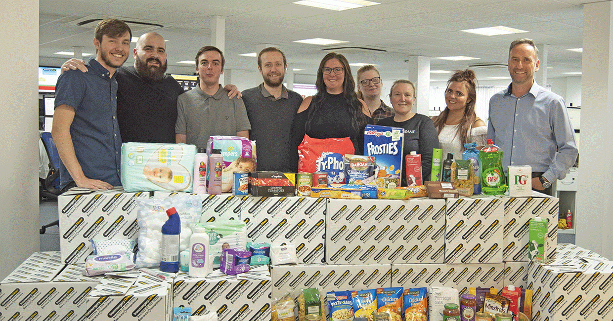  Foodbank supplies boosted by Ironmongery Direct donation
