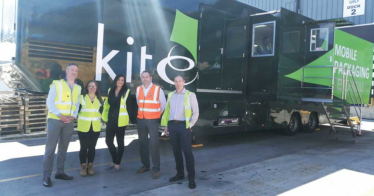 Kite Packaging’s mobile test facility goes to Pacwolf