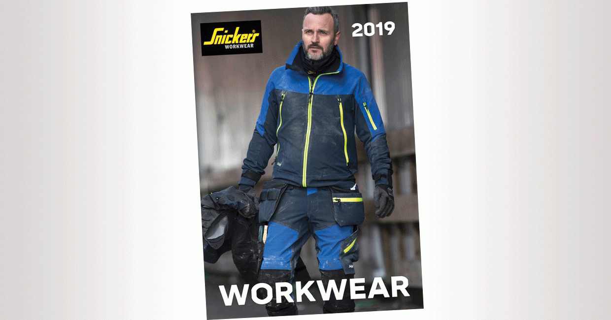 The newest clothing innovations in the 2019 Snickers Workwear catalogue