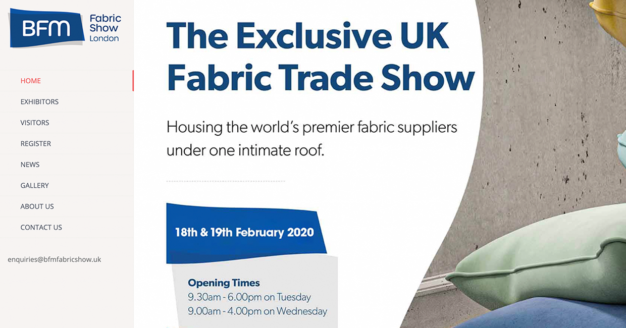 BFM Fabric Show London 2020 date change