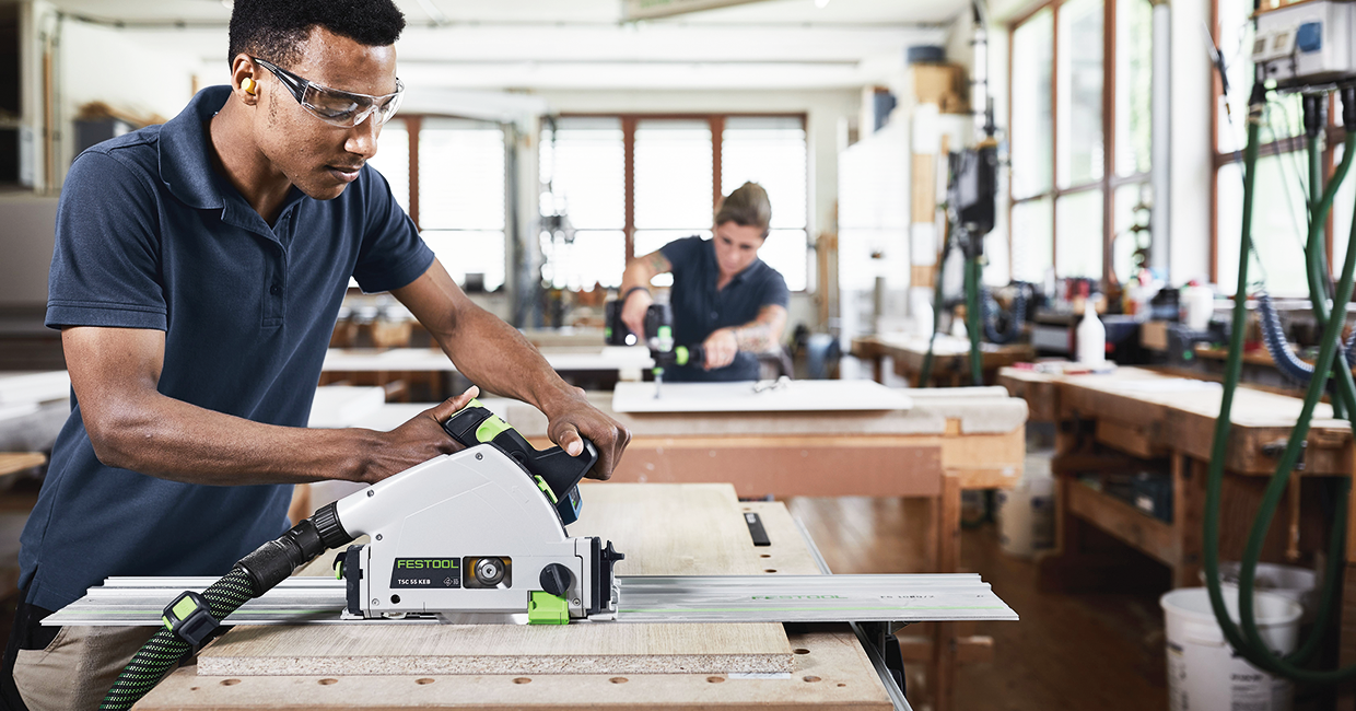 The new TSC 55 K and TS 55 F plunge-cut saws from Festool 