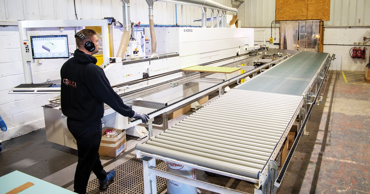 Carlick Contract Furniture keeps pace with soaring demand using Homag machinery