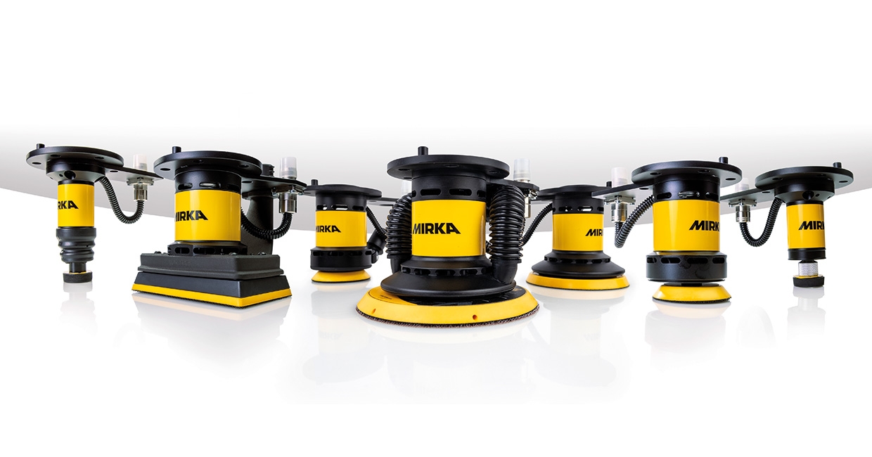 Mirka introduces new robotic sanders and polishers