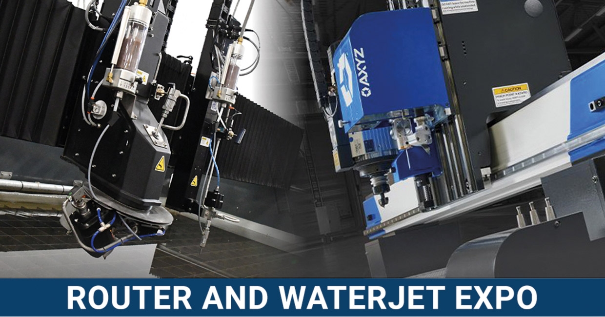 AAG router and waterjet event