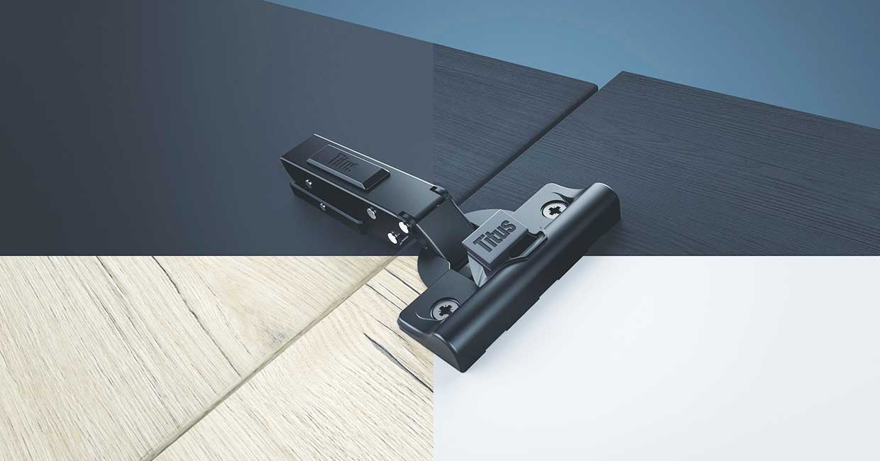Titus T-Type hinges combine ease of use with versatility