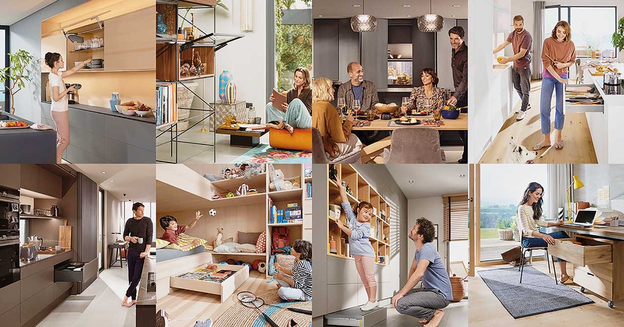 At Interzum 2023, Blum will focus on furniture for lifestyles