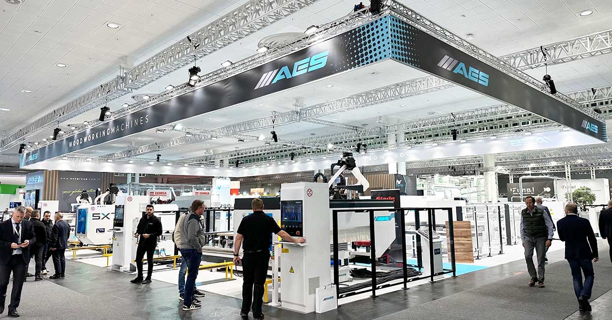 AES Group stand at Ligna 2023