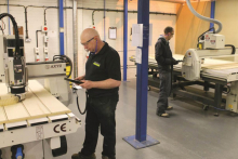 AXYZ router helps double production at Porter & Woodman