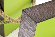 New from Ostermann: textile embossing – now also for uni-coloured edging