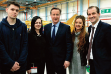 JJO apprentices meet Prime Minister David Cameron