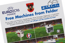 Free machines from Felder (when Austria win the Euro's)