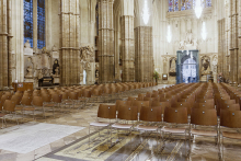 Mighton partner Anker Stuy gives seating a great finish in abbey renovation