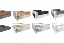 Pre-assembled Hettich drawers from Ney