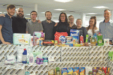 Foodbank supplies boosted by Ironmongery Direct donation