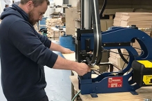 Jet Press supply a Rivet T-Nut machine to Repose Furniture 
