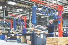 Engineered lifting solutions for industrial wood processes and ATEX areas