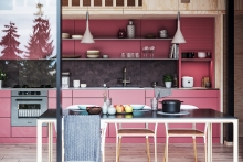 What are the latest colour trends for kitchen and bathroom furniture?
