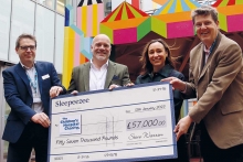 Sleepeezee donates £57k to children’s charity to help fund hospital helipad